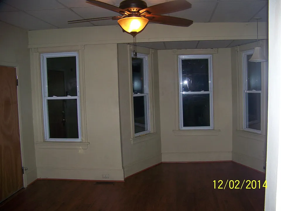 Living room facing windows