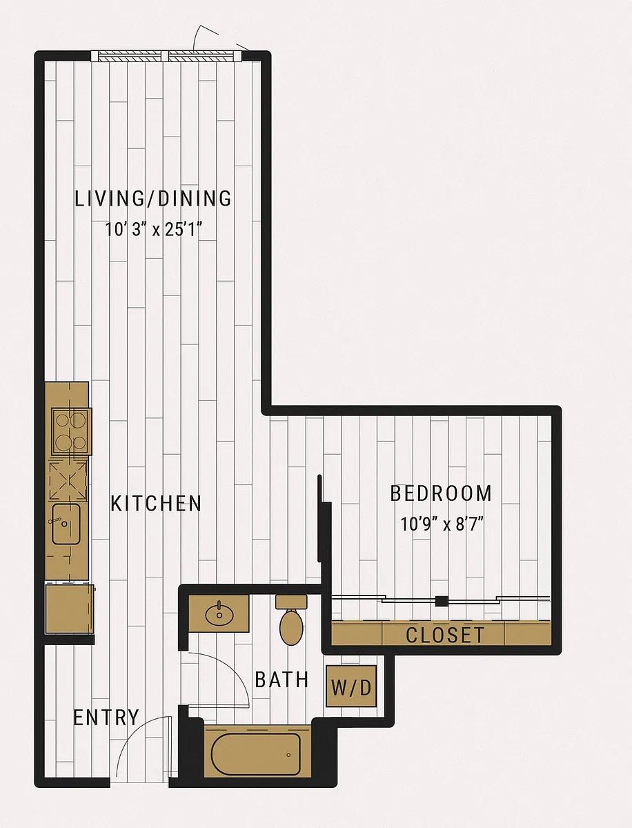 Floor plan A1E