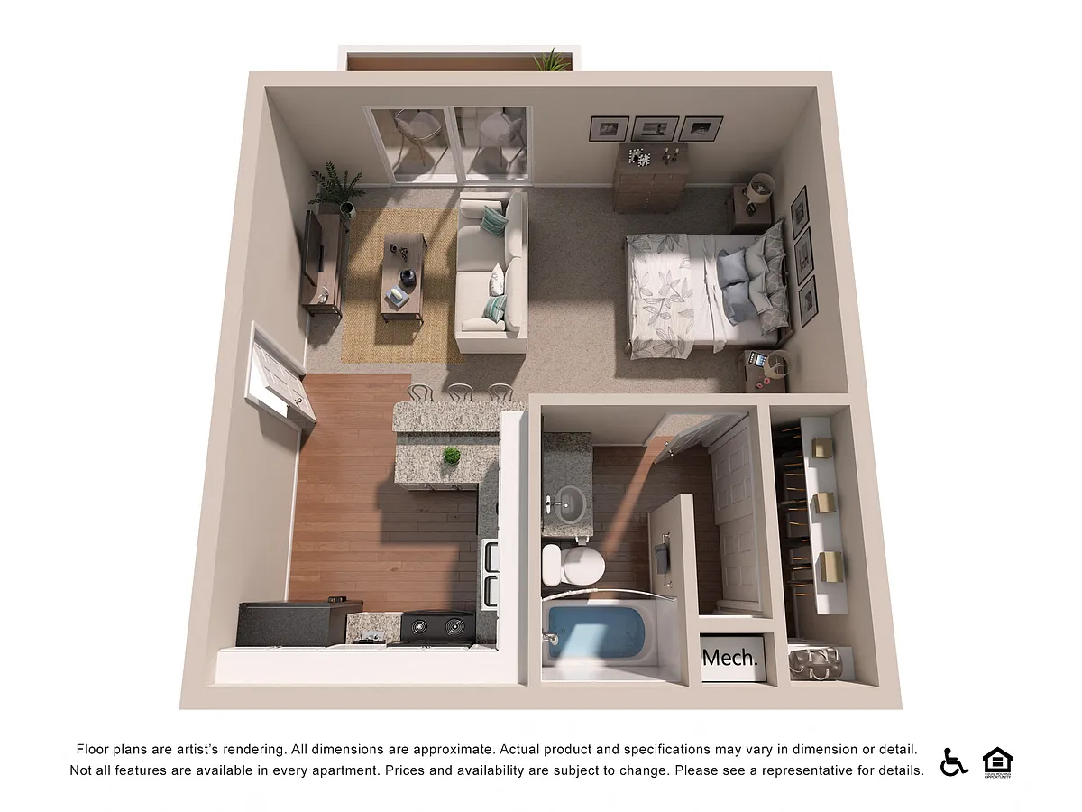 Floor plan Studio