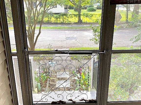 Porch door onto street