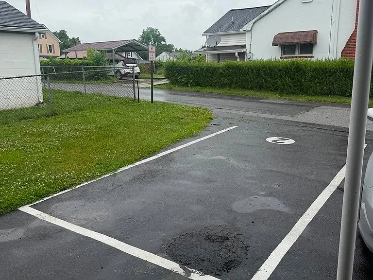 Designated parking spot