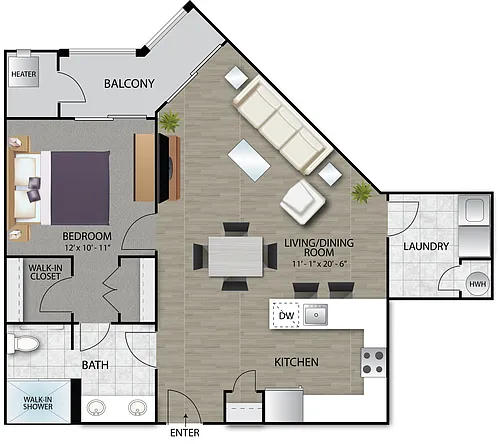 Floor plan A13