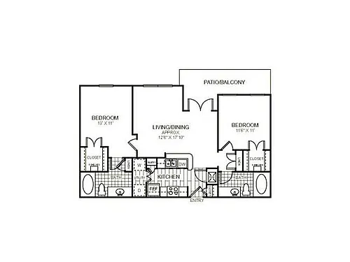 Floor plan The River Walk (B1)