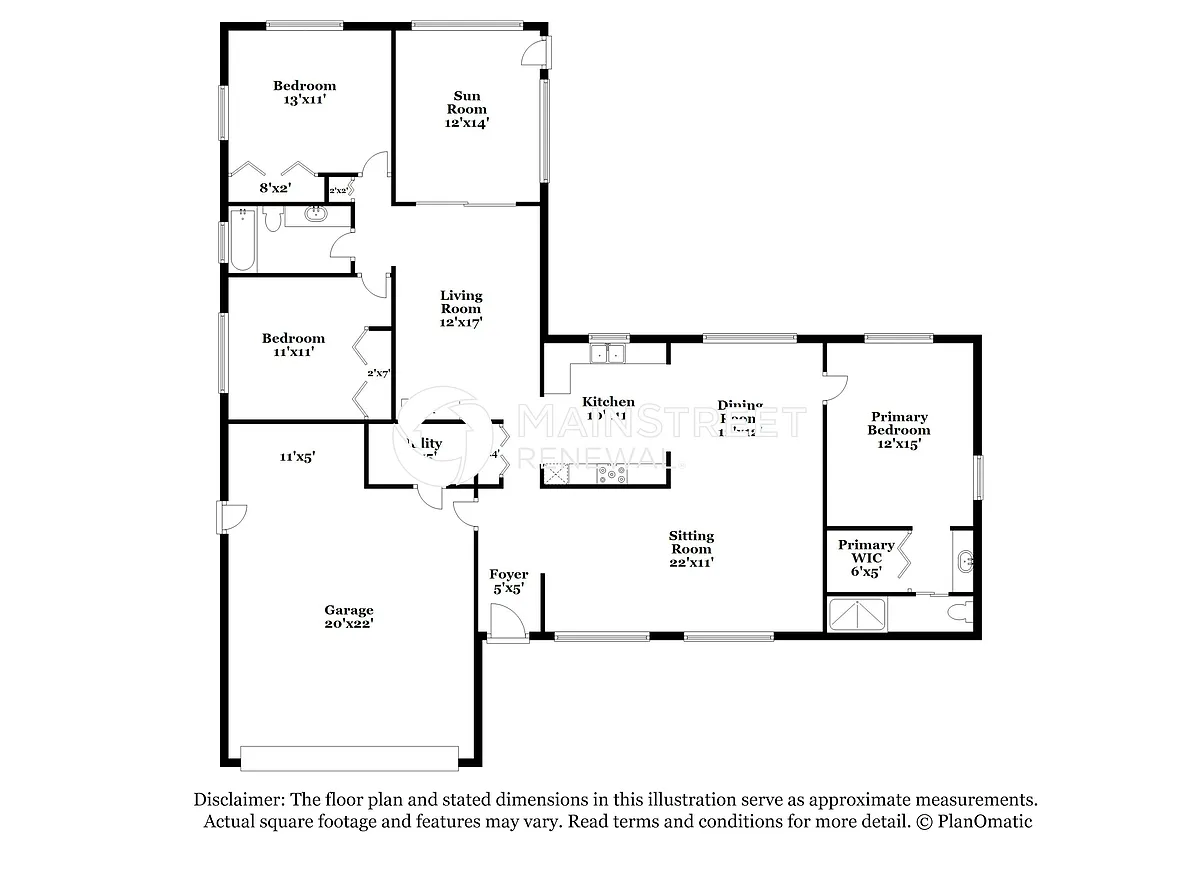Floor Plan - 1333 Sterling Oaks Dr
