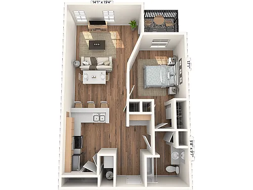 Floor plan Whidbey