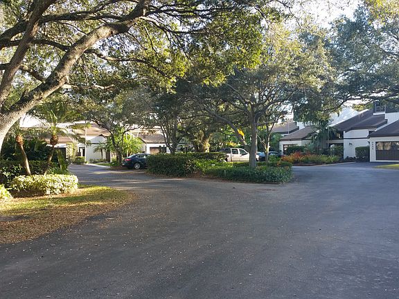 View from gated entrance