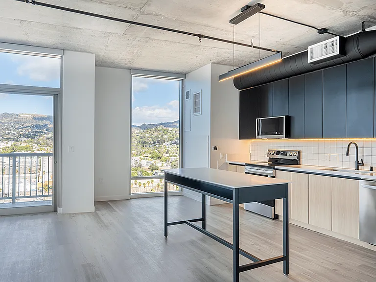 Penthouse Kitchen with Island