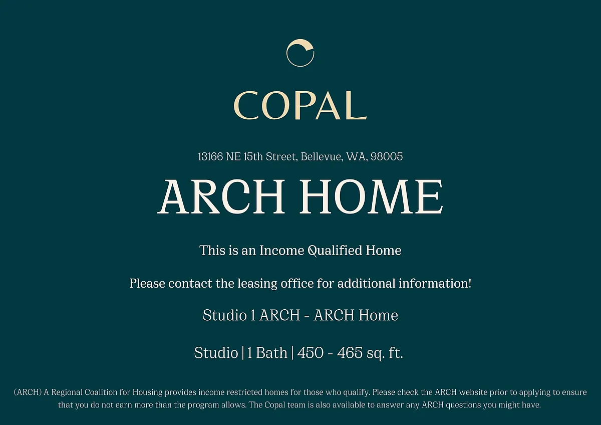 Floor plan Studio 1 ARCH