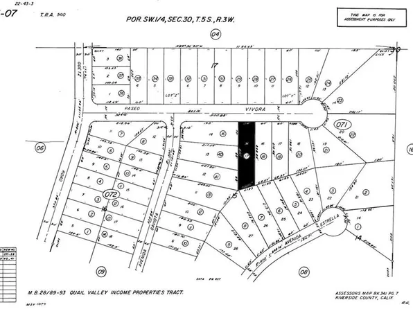 0 Vivora #15, Quail Valley, CA 92587