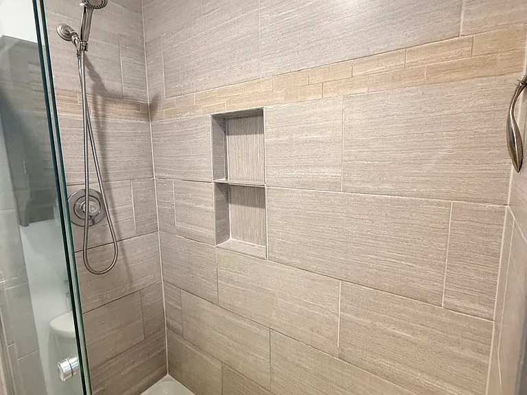 Primary bedroom walk in shower
