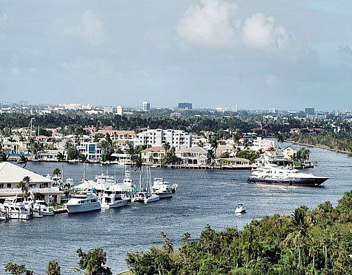 Looking North Over ICW