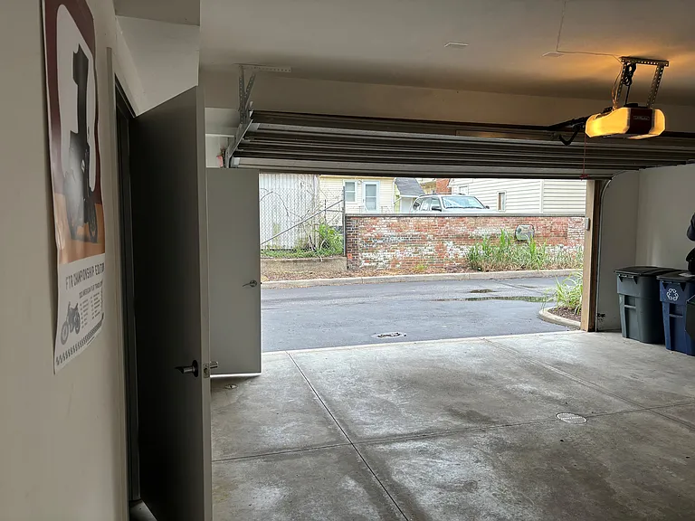 Private, 2-car attached garage