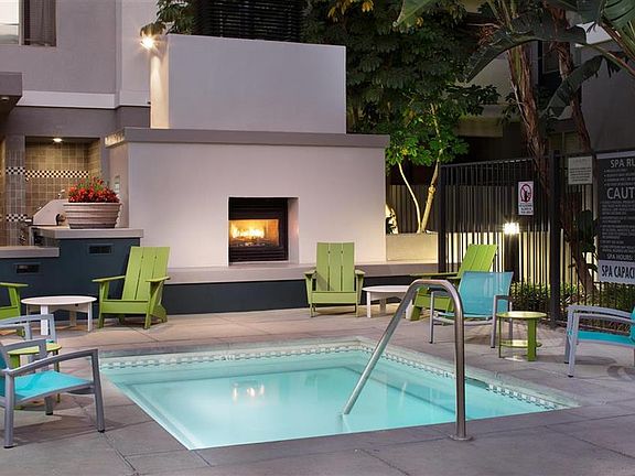 Unwind at the outdoor fire lounge