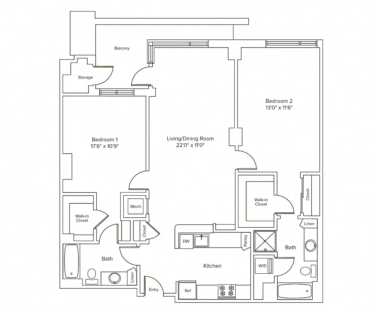 Floor plan B16