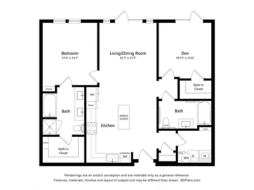 Floor plan Was it a cat I saw?- Live/Work Unit