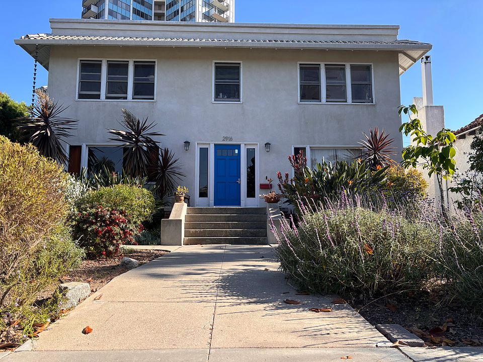 Front - bottom floor. Door on left