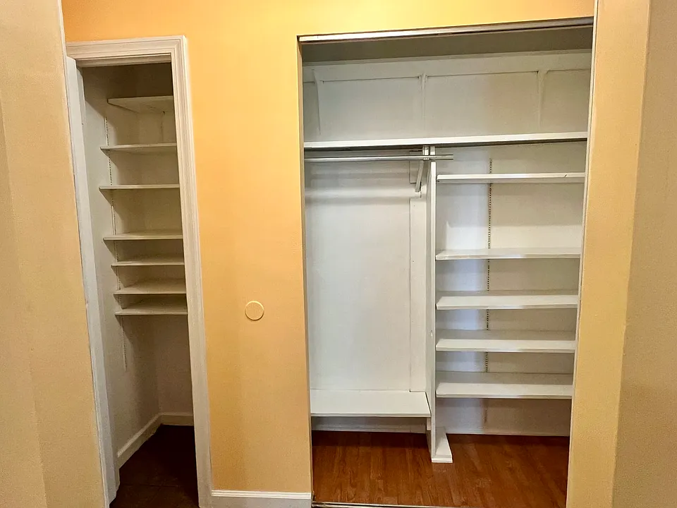 storage spaces near entrance