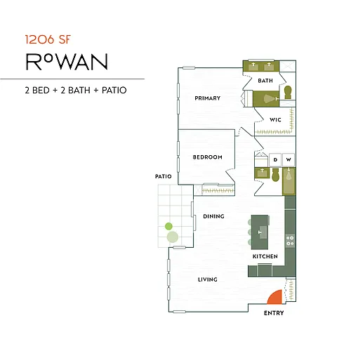 Floor plan Rowan