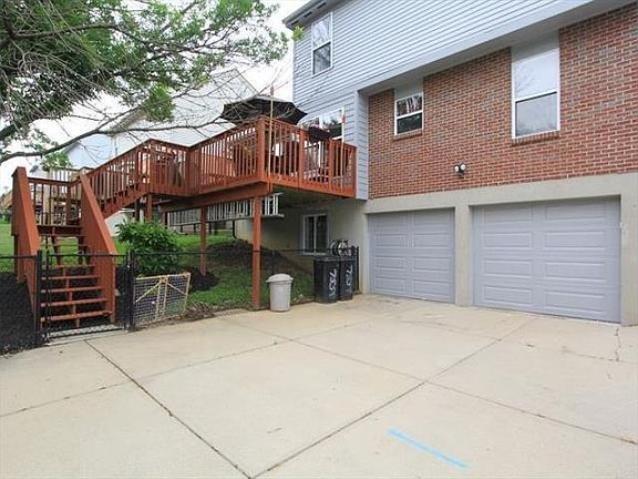 Large parking pad & garage