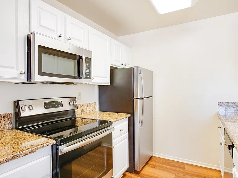 Kitchen with ample cabinet and counter space