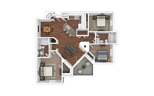 Floor plan Wortham