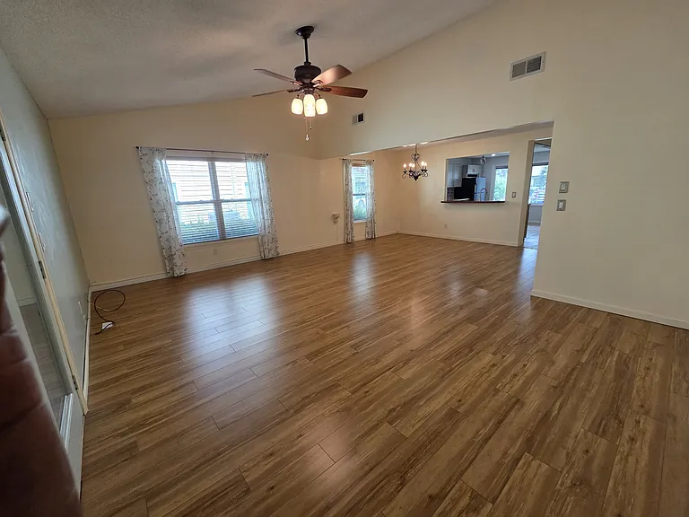 Dining and living room