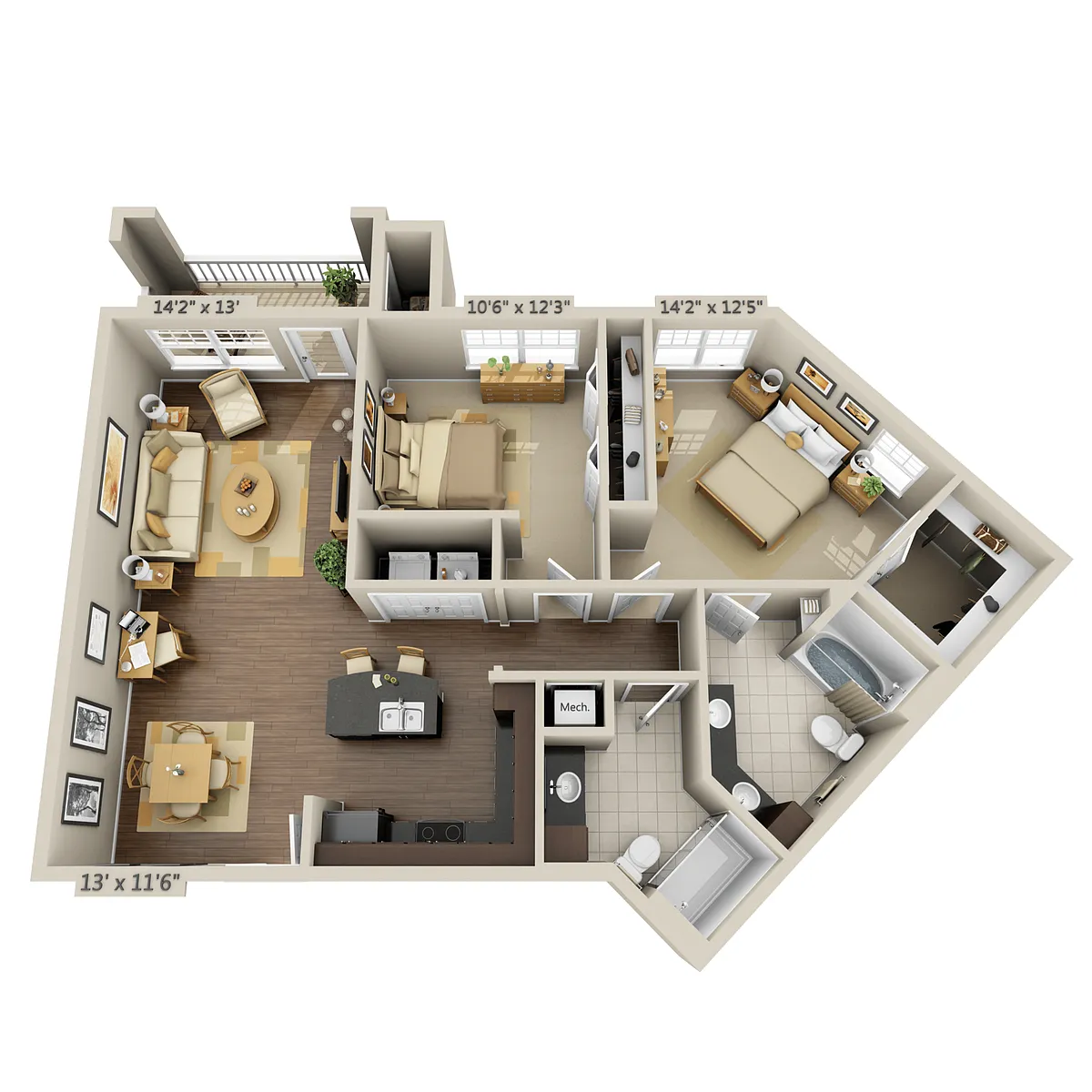 Floor plan Dover