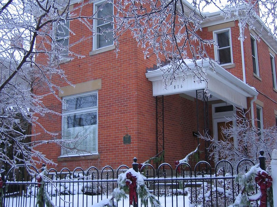 front yard winter