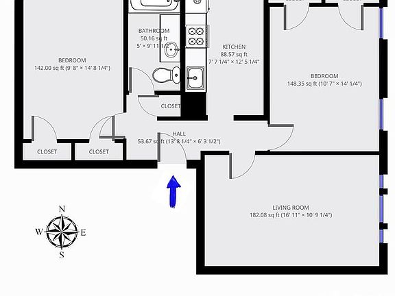 2nd image of 48 Saint Nicholas Pl APT 53