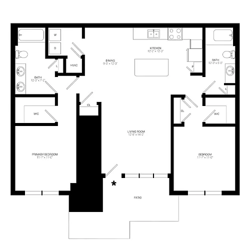 Floor plan B2- Lower