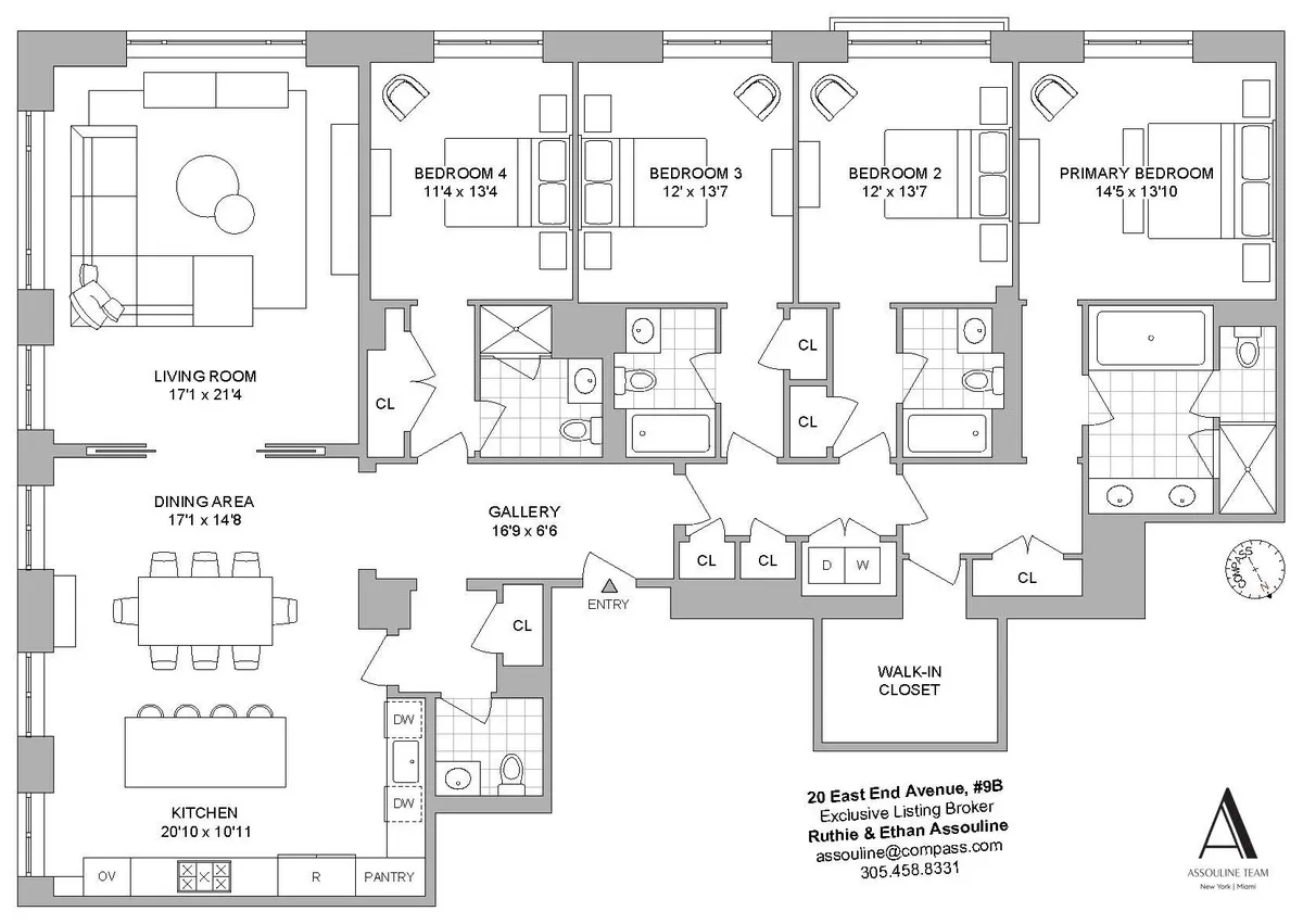 APARTMENT VOL.0〜12 セット 20 East End Avenue #9B in Yorkville, Manhattan | StreetEasy