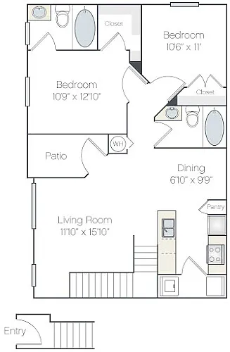 Floor plan 50-B1b