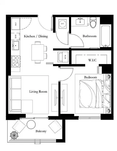 Floor plan SA1