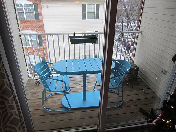 Balcony off of living room