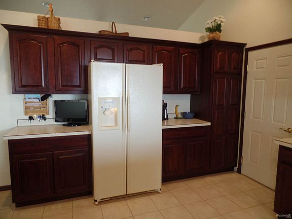 Kitchen with Cherry Cabinets