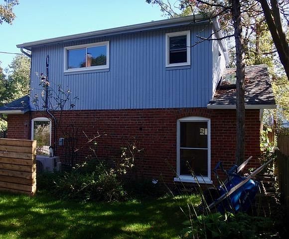 Exterior facing main house