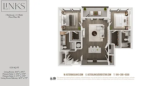 Floor plan Links B6