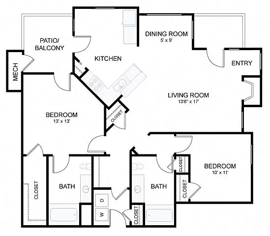 Floor plan 2C Renovation 2