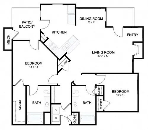 Floor plan 2C Renovation 4