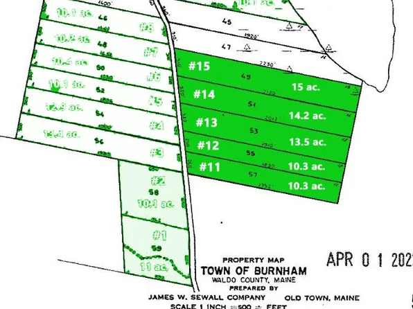 Lots 11-15 Morgan Road, Burnham, ME 04922