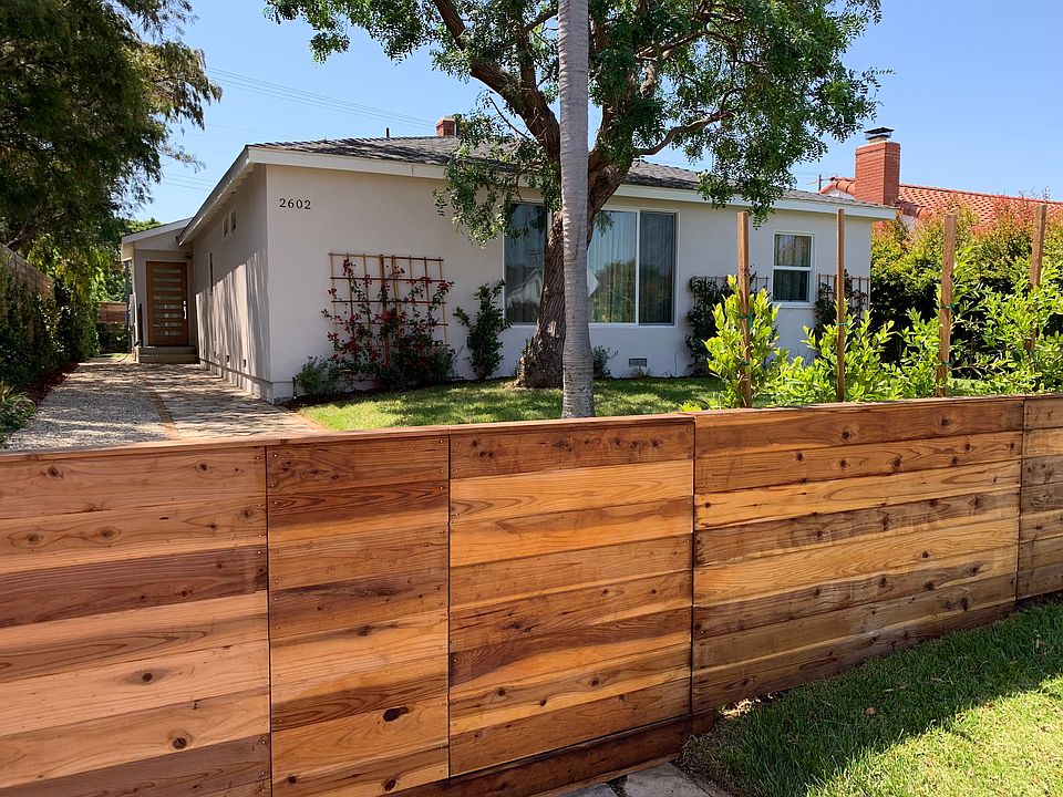 New fence & new landscaping!