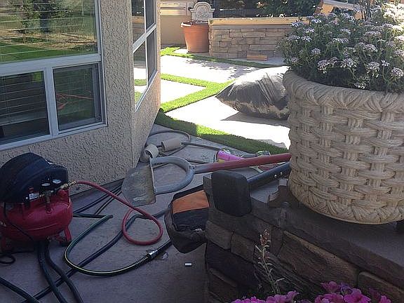 Large flat garden areas-BBQ