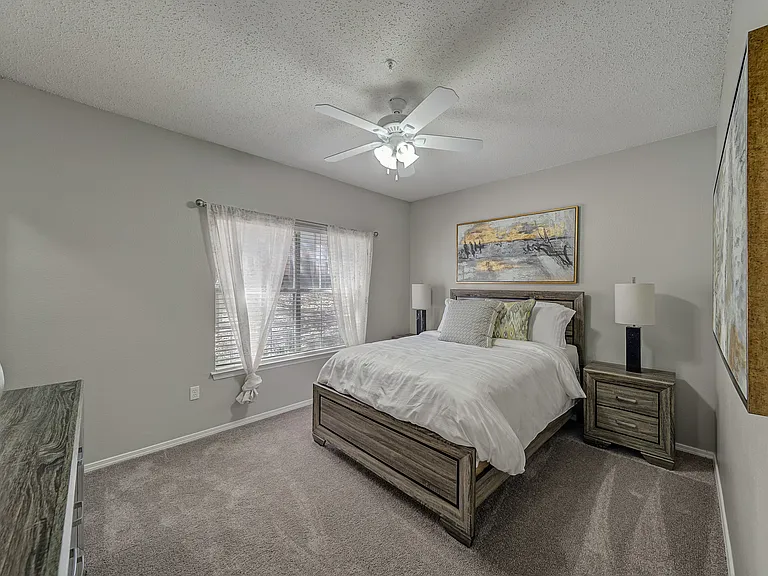 Enjoy restful nights in our comfortable apartment bedrooms
