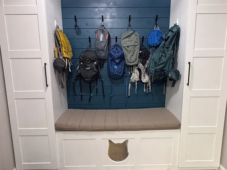 Mudroom with plenty of storage!