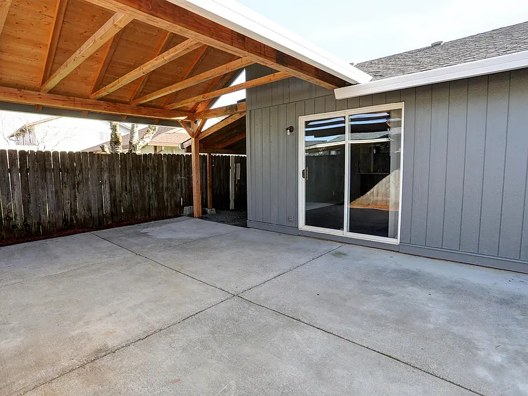 Backyard Patio with Cover