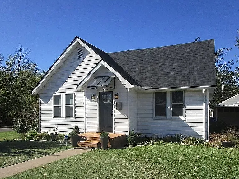 Front of home.