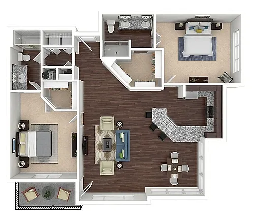 Floor plan B3