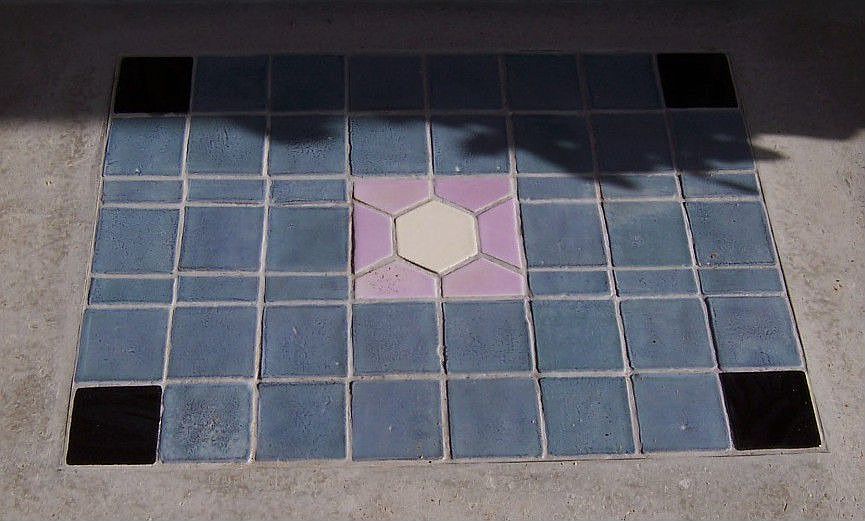 1930's tile step