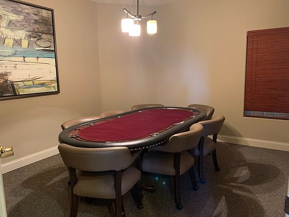 Card table room in clubhouse