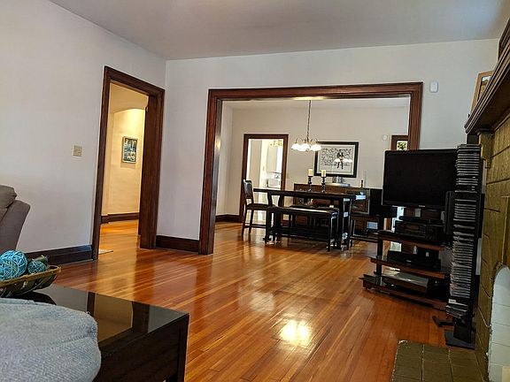Living - dining room, hallway entry on left